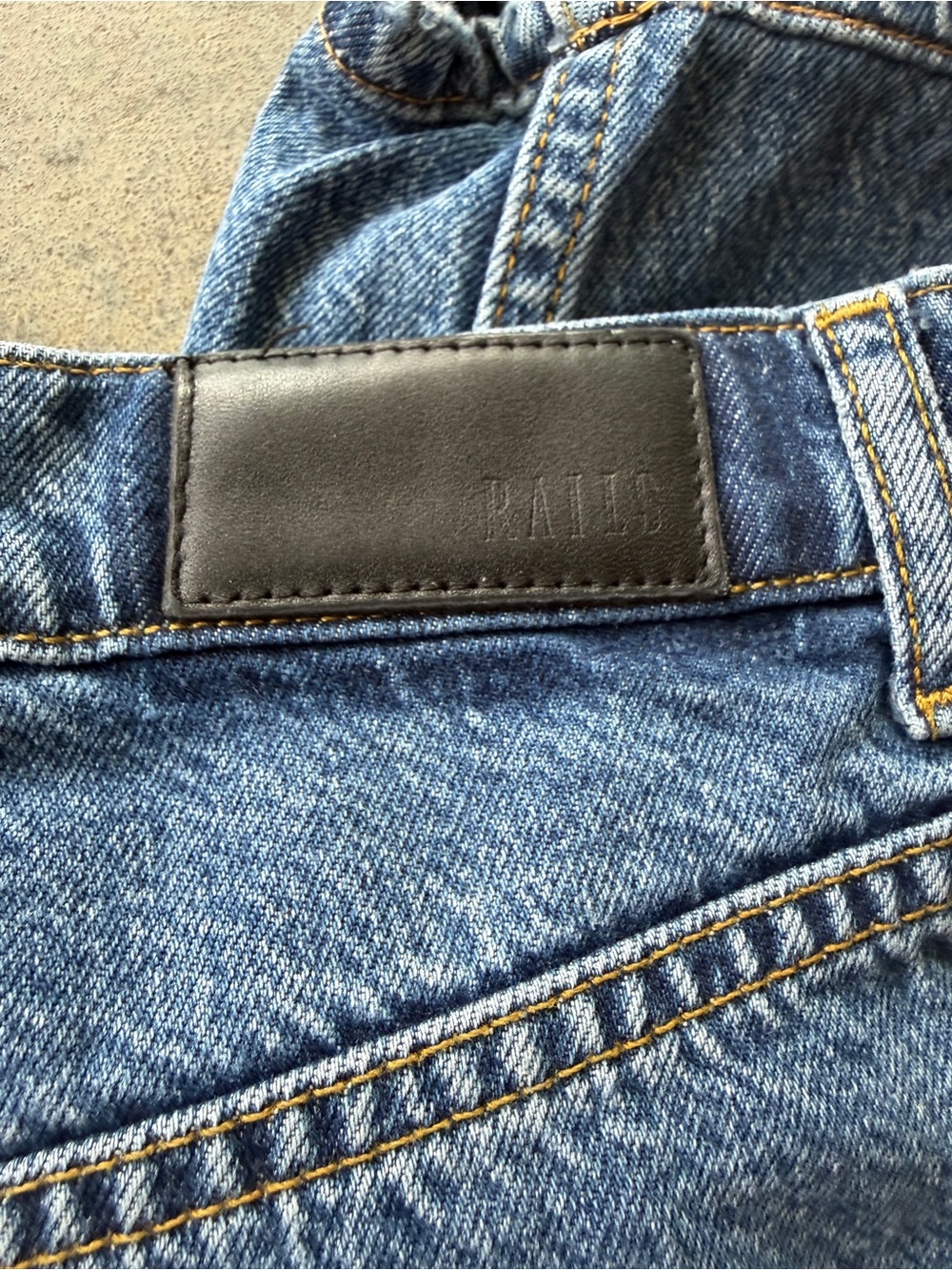 Rails Wide-Leg Jeans The Speedway Women Size 27 Organic Cotton - Picture 12 of 12